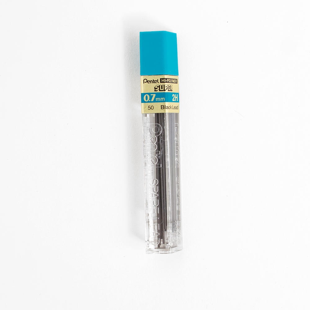 Pentel, Refills, Art & School, Lead, 0.7mm, 86450, 2H